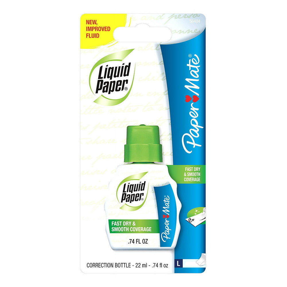Paper Mate Fast Dry Liquid Paper Correction Fluid, 1 Ea